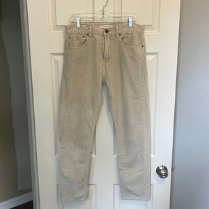 Pacsun corduroy cream pants 32X30